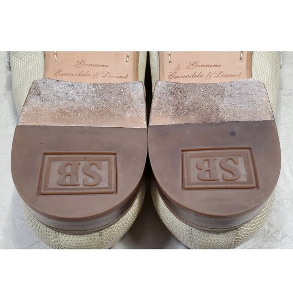 Belvedere Italo 1010 Crocodile & Lizard Leather Horsebit Loafers w/ Box | 8.5M - Picture 11 of 16